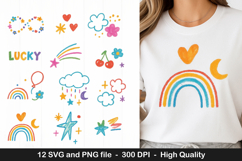 Colorful hand draw Doodle clipart SVG and PNG Product Image 1