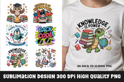 Back to school, funny school quote, clipart PNG Product Image 1