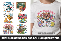 Back to school, funny school quote, clipart PNG Product Image 1