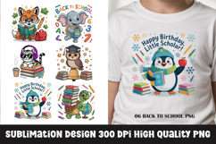 Back to school, funny school quote, clipart PNG Product Image 1