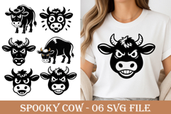 Spooky cow svg design, t-shirt svg, mug svg Product Image 1