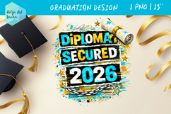 Graduation 2026 Quote Collage. Clipart PNG Product Image 1