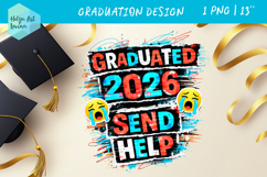 Graduation 2026 Quote Collage. Clipart PNG Product Image 1