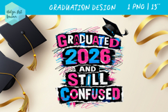 Graduation 2026 Quote Collage. Clipart PNG Product Image 1