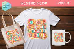 Religious Quote Collage. Clipart PNG Product Image 1