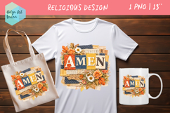 Religious Quote Collage. Clipart PNG Product Image 1