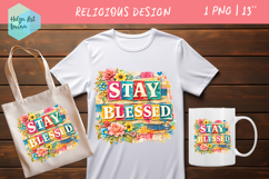 Religious Quote Collage. Clipart PNG Product Image 1
