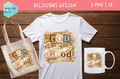Religious Quote Collage. Clipart PNG Product Image 1