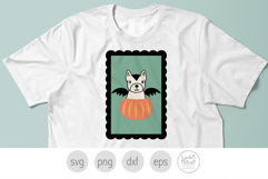 Halloween Bat Dog Svg. Spooky French Bulldog Clipart Product Image 5