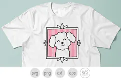 Bichon Frise SVG, Bichon Puppy PNG for Sublimation Product Image 2
