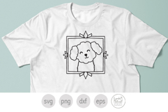 Bichon Frise Doodle SVG, Bichon Puppy PNG for Sublimation Product Image 2