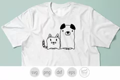 Ghost Pets, Halloween Pets svg, Cat and Dog Svg Product Image 5