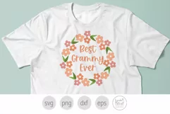 Best Grammy Ever Svg, Mother's Day Png, Gift for Grandma Svg Product Image 3