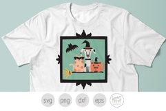Witch Animals Svg, Halloween Pets Png, Spooky Cats and Dog Product Image 5