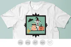 Witch Animals Svg, Halloween Pets Png, Spooky Cats and Dog Product Image 5