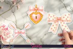 Coquette Stickers | Cute Girly Aesthetic Clipart | Arrows Product Image 1
