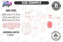 Vintage Candy Carts Laser Cut Bundle|Valentine&#039;s Candy Boxes Product Image 9