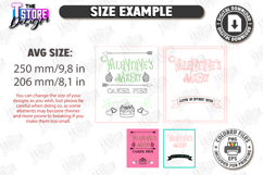 Valentine&#039;s Day Wall Signs Laser Cut Bundle|3D Lettering SVG Product Image 2