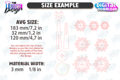 3D Christmas Trees Laser Cut Bundle, Standing Christmas Tree Product Image 2