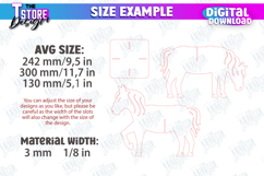 Animals Flower Stand Laser Cut Bundle,Animal Planter Pattern Product Image 2