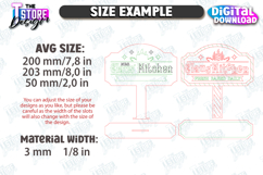 Christmas Wooden Sign Laser Cut Bundle, Christmas Decor SVG Product Image 2
