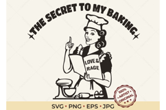 Retro Housewife SVG Funny kitchen Product Image 1