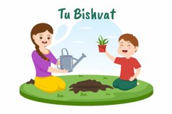 11 Happy Tu BiShvat Illustration Product Image 4