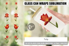 Glass Can Spring Tulip Product Image 1