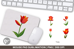 Mouse Pad Spring Tulip Product Image 1