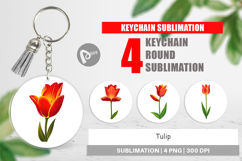 Keychain Spring Tulip Product Image 1
