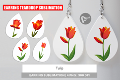 Earring Spring Tulip Product Image 1