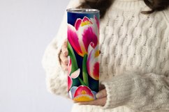 Spring flowers tumbler sublimation design wrap 20 Oz, tulip tumbler wrap design, spring flowers sublimation, mothers day tumbler wrap.