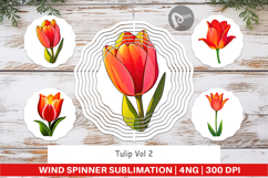 Wind Spinner Spring Tulip Product Image 1