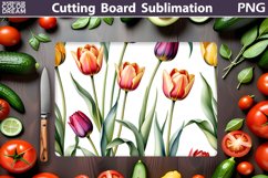 Flowers Cutting Board | Kitchen Cutting Board Product Image 1