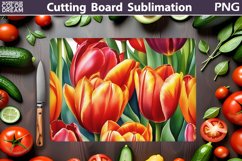 Flowers Cutting Board | Kitchen Cutting Board Product Image 1