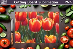 Flowers Cutting Board | Kitchen Cutting Board Product Image 1