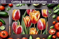 Flowers Cutting Board | Kitchen Cutting Board Product Image 1