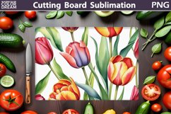 Flowers Cutting Board | Kitchen Cutting Board Product Image 1