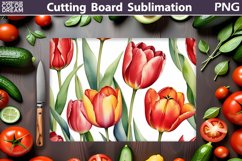 Flowers Cutting Board | Kitchen Cutting Board Product Image 1