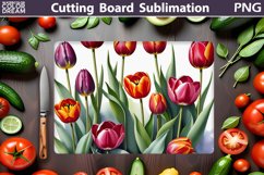 Flowers Cutting Board | Kitchen Cutting Board Product Image 1