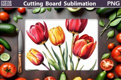 Flowers Cutting Board | Kitchen Cutting Board Product Image 1
