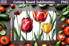 Flowers Cutting Board | Kitchen Cutting Board Product Image 1