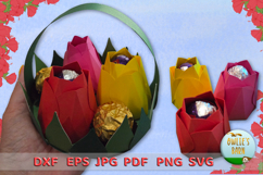 Tulips in Basket - Chocolate boxes Product Image 1