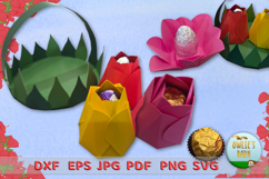 Tulips in Basket - Chocolate boxes Product Image 3