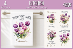 Tulips Kitchen Towel