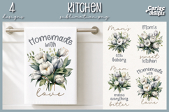 Tulips Kitchen Towel