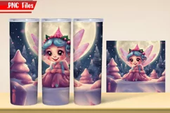 Christmas Fairy Tumbler Wrap PNG Files Product Image 2