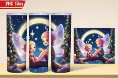 Christmas Fairy Tumbler Wrap PNG Files Product Image 5
