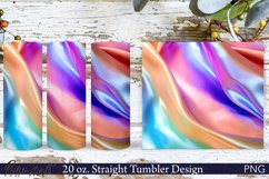 Colorful Waves Tumbler Wrap | 20 oz | Abstract Design Product Image 1