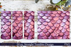 Scales Tumbler Wrap | Sparkling Scales | Pink Product Image 1